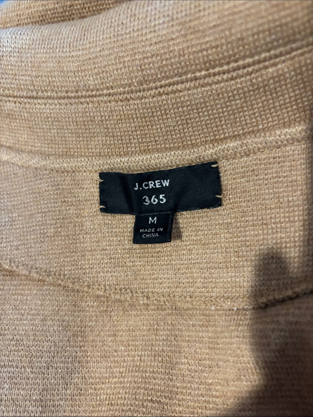 J. Crew 365 Sophie Caramel Knit Sweater Jacket Sz Medium - Picture 4 of 8